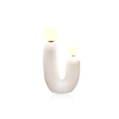Cactus Floor Lamp - Italian Hand-Crafted Resin LED Light