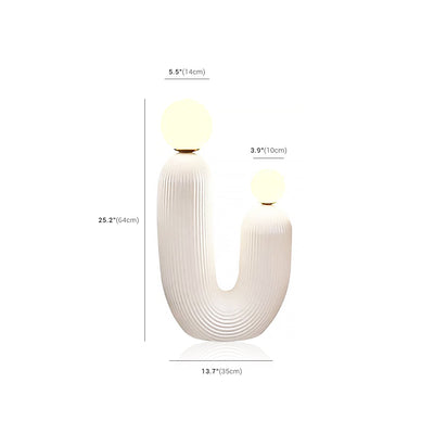 Cactus Floor Lamp - Italian Hand-Crafted Resin LED Light
