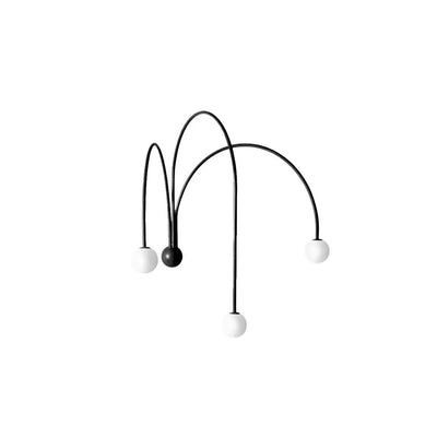 Italian Metal Wall Lamp - Modern 3 Branch Fixture