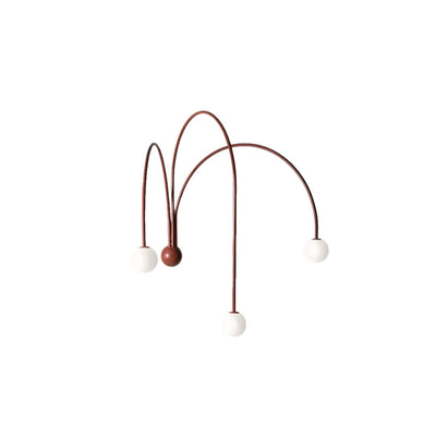 Italian Metal Wall Lamp - Modern 3 Branch Fixture
