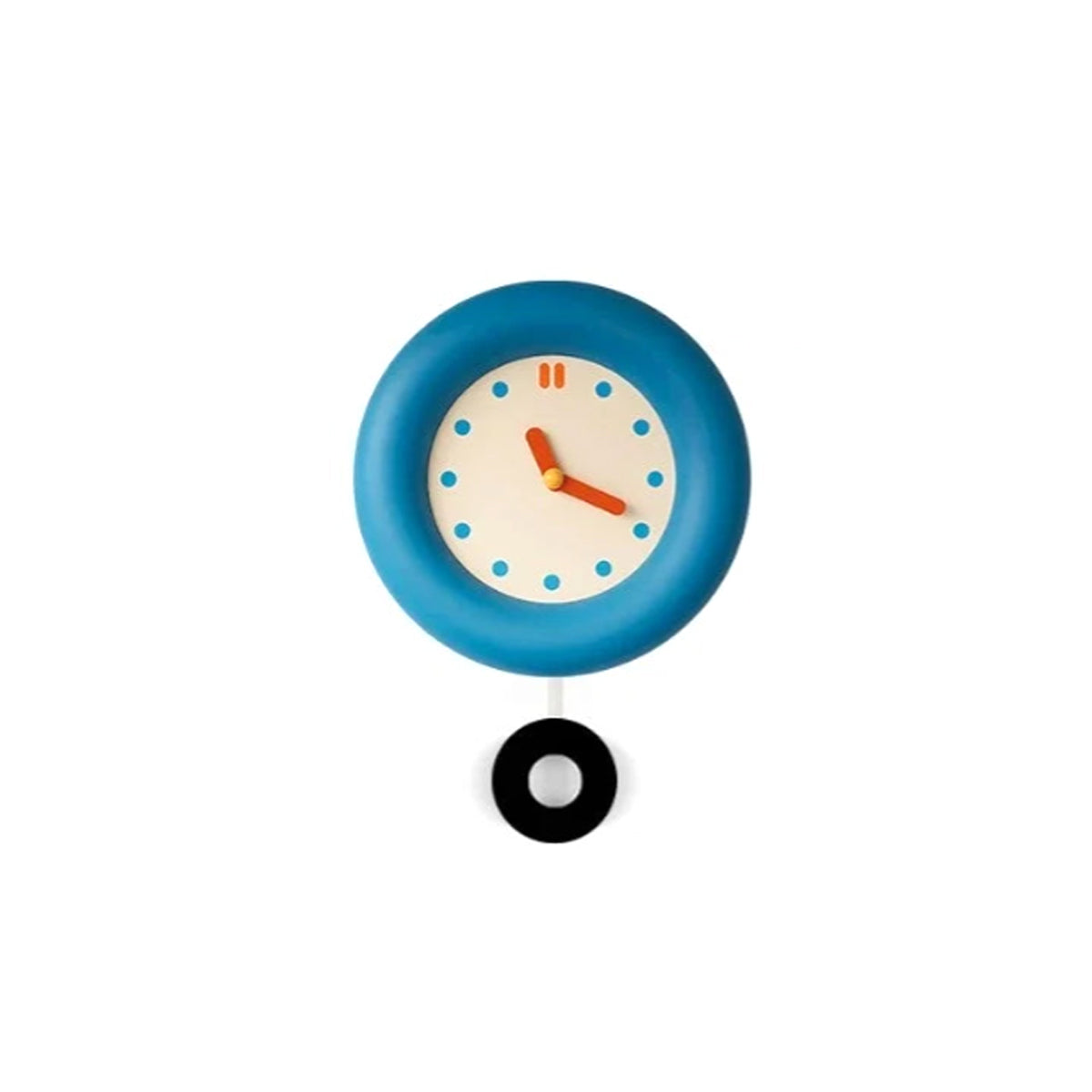 Pendulum Wall Clock - Japanese Minimalist Blue Design