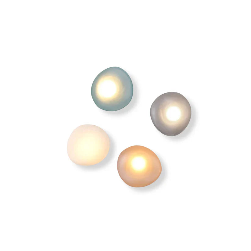Japanese Pebble Wall Lamp - Modern LED Sconce