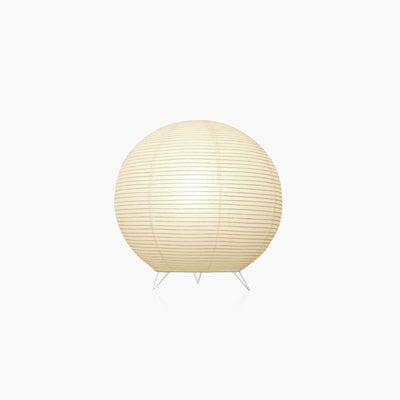 Rice Paper Lantern - Japanese Sphere Lamp With Metal Frame