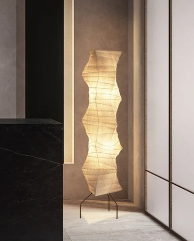 Japanese Wabi-Sabi Floor Lamp | Akari Noguchi Style Light