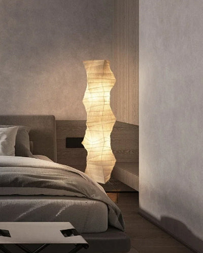 Japanese Wabi-Sabi Floor Lamp | Akari Noguchi Style Light