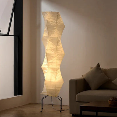Japanese Wabi-Sabi Floor Lamp | Akari Noguchi Style Light