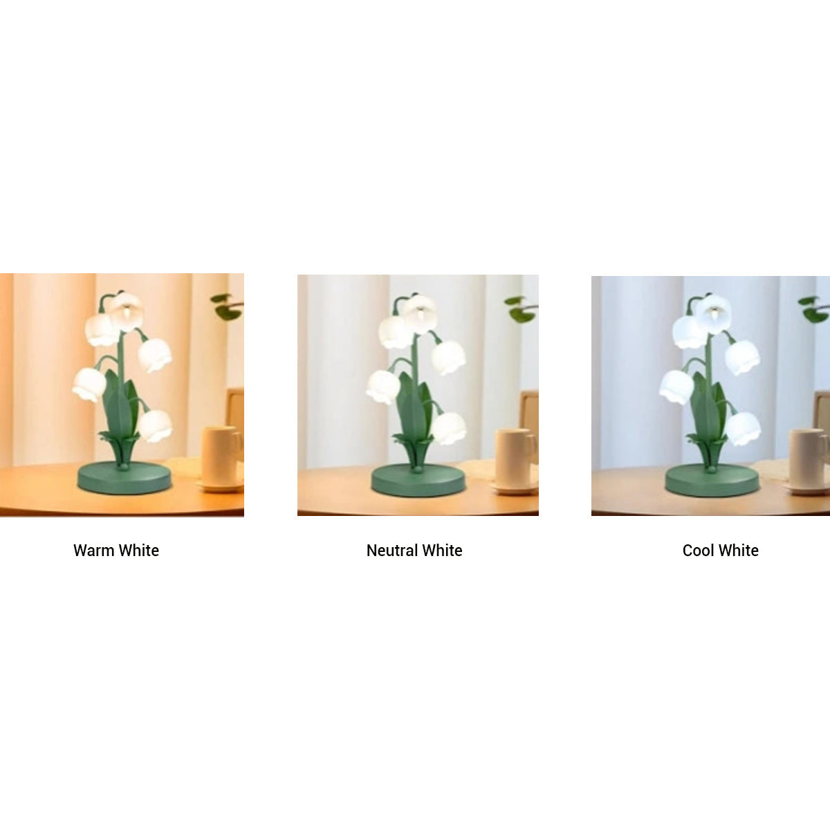 Tri Color Table Lamp - Adjustable LED Lighting