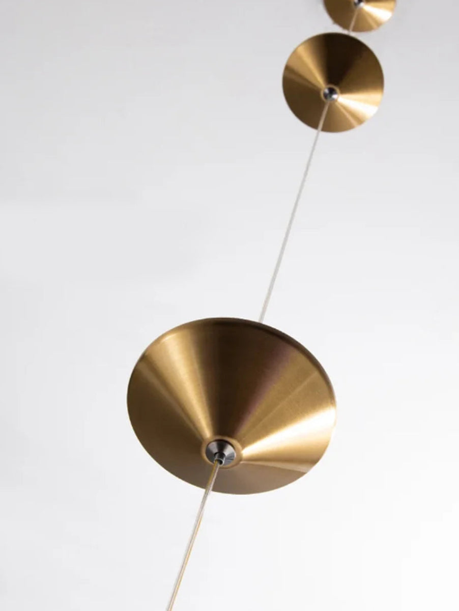 Linear Pendant Lamp - Adjustable Floor To Ceiling Light