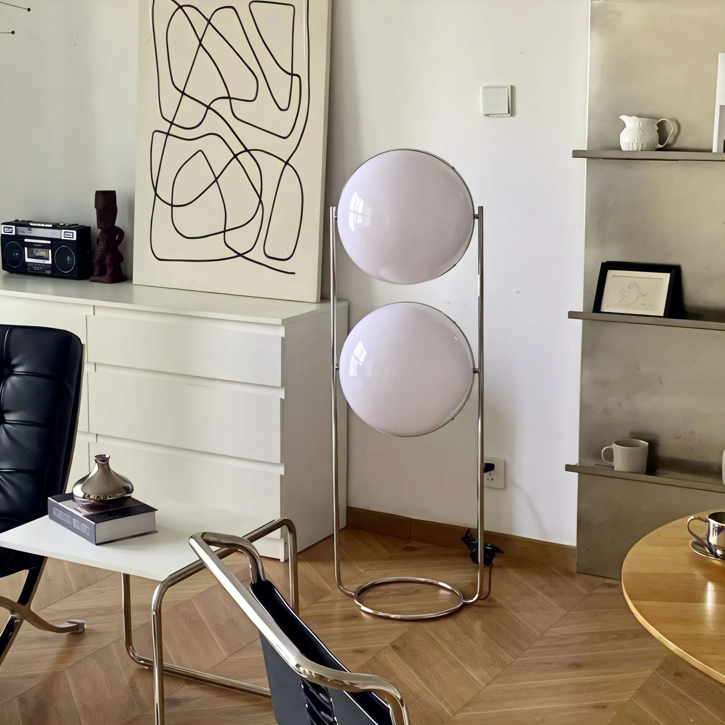 LUNAR ORBIT | Retro-Futuristic Floor Lamp