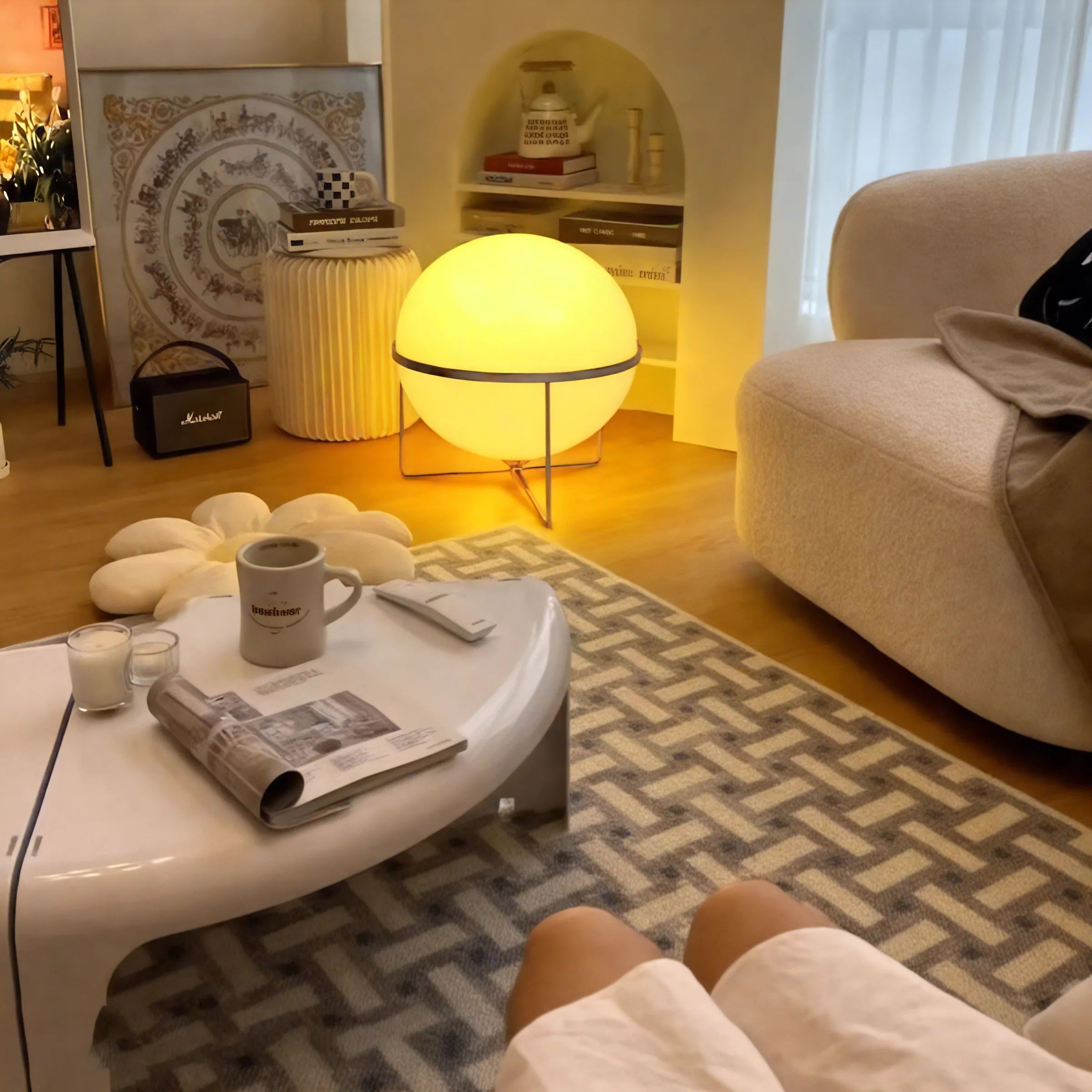 LUNAR ORBIT | Retro-Futuristic Floor Lamp