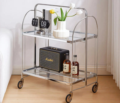 CLARITY GLIDE| Foldable Transparent Trolley