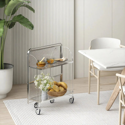 CLARITY GLIDE| Foldable Transparent Trolley