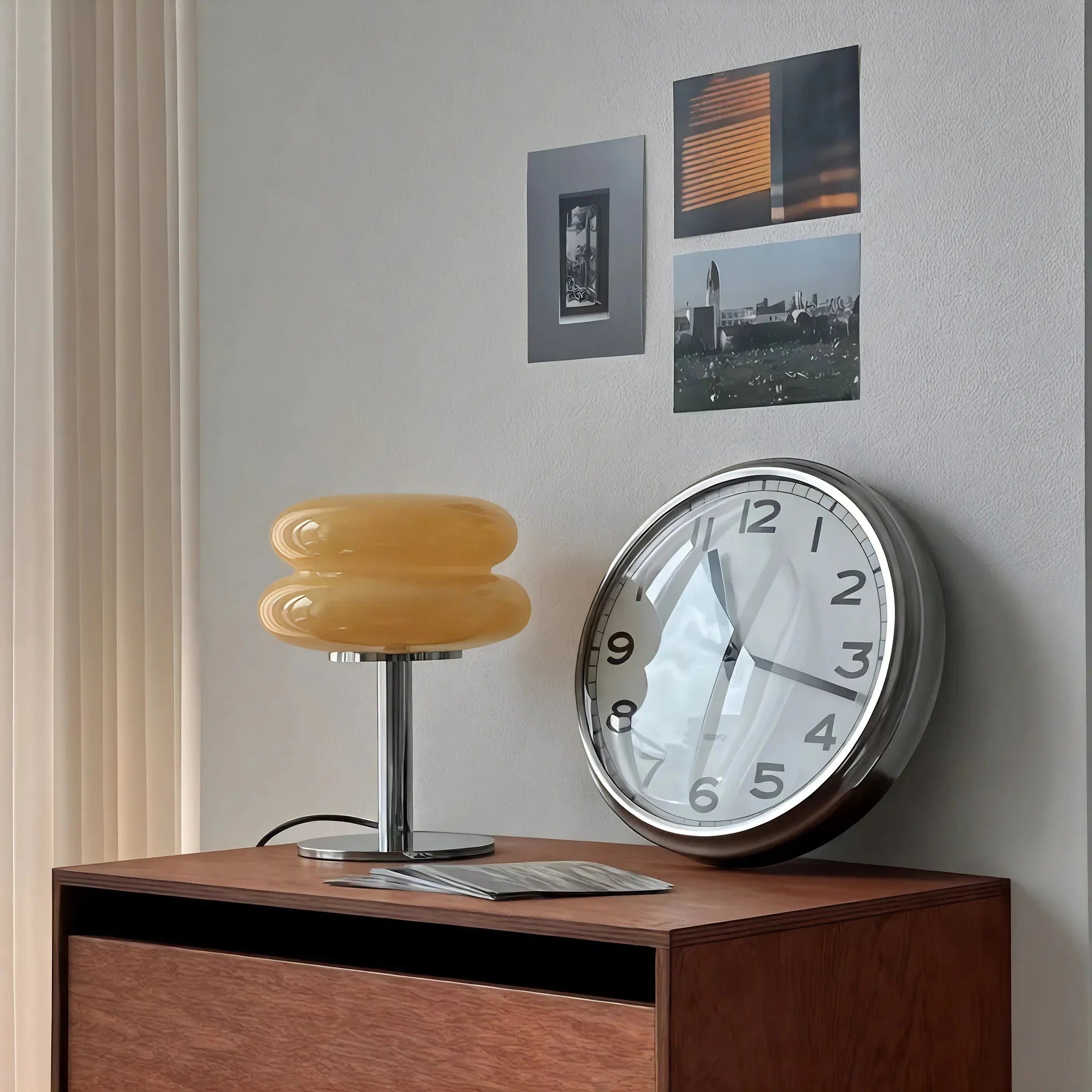 Macaron Glass Lamp | Elegant Retro Contemporary Lighting