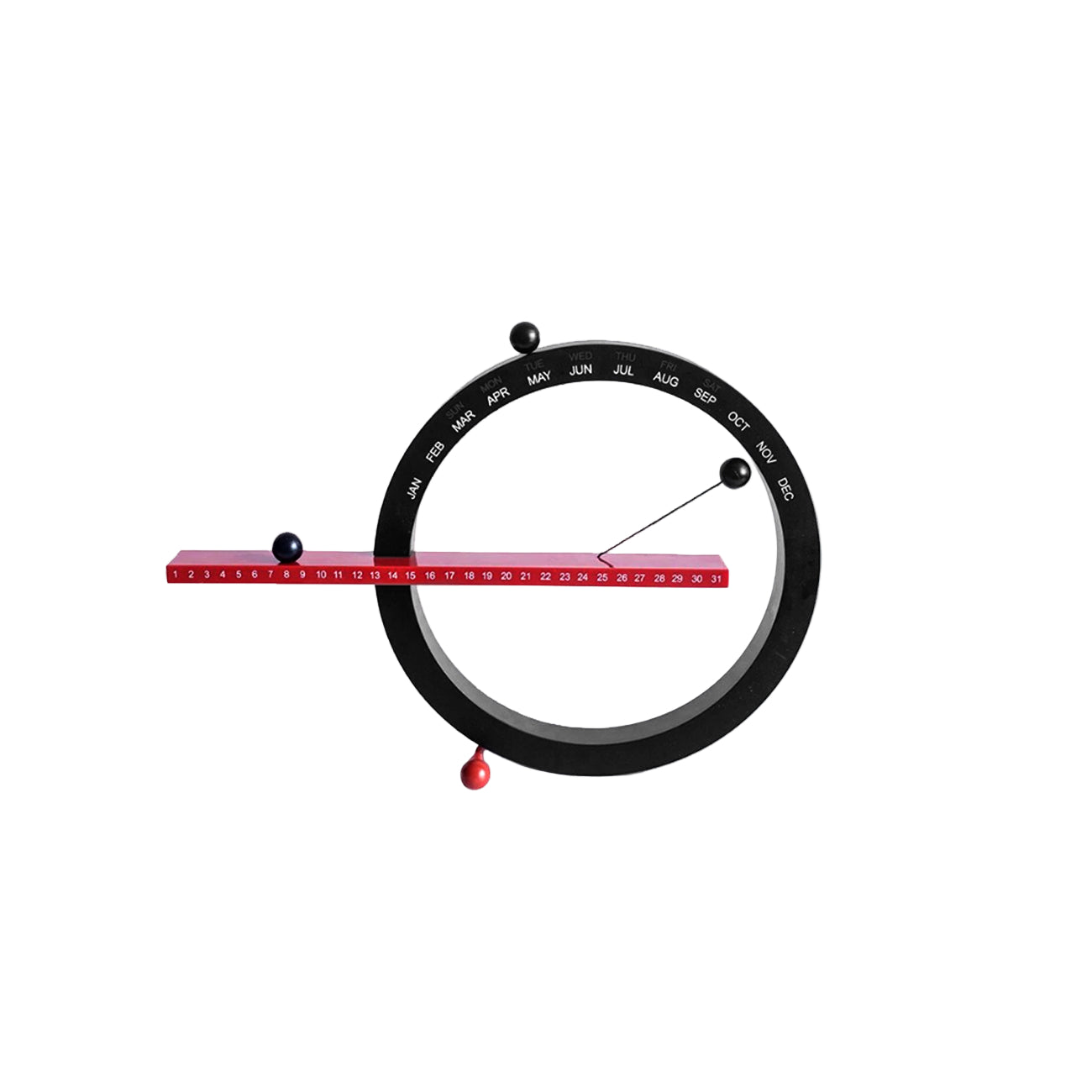 Magnetic Ball Clock | Interactive Desk Calendar