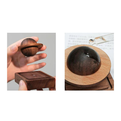 Magnetic Saturn Diffuser - Wooden Floating Aroma