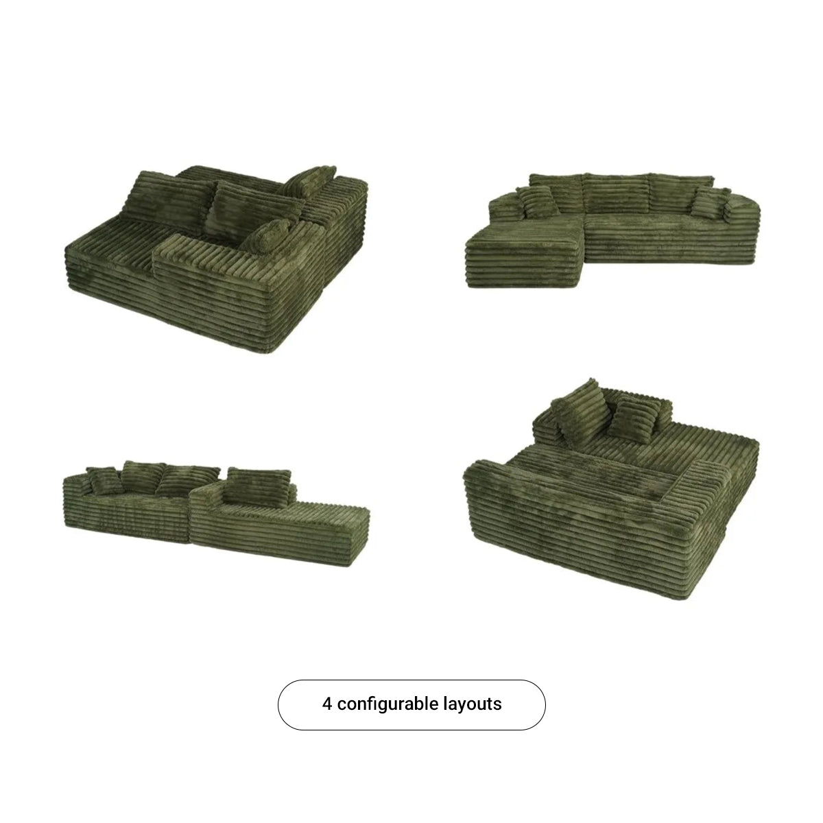 Modular Sectional Sofa - Cloud L-Shape Couch