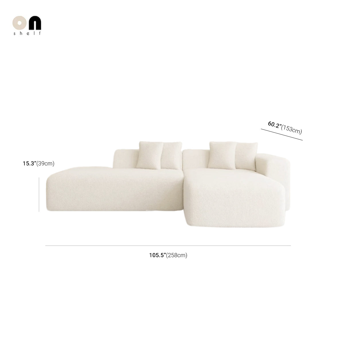 L-Shape Sectional Sofa - Modular Cloud Couch