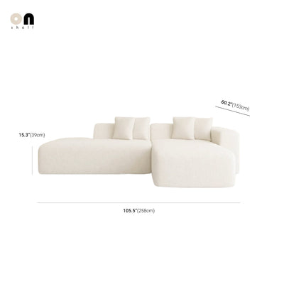 L-Shape Sectional Sofa - Modular Cloud Couch