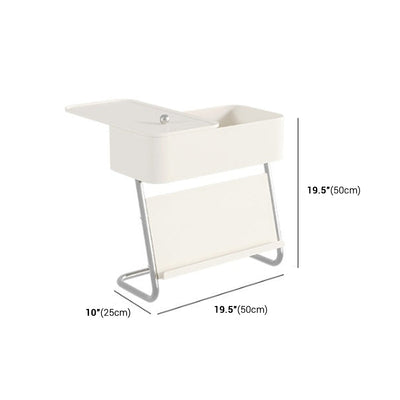 Metal Side Table – Slide Top Adjustable Frame