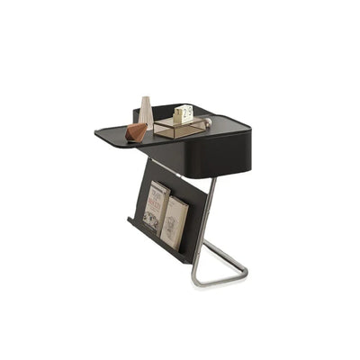 Metal Side Table – Slide Top Adjustable Frame