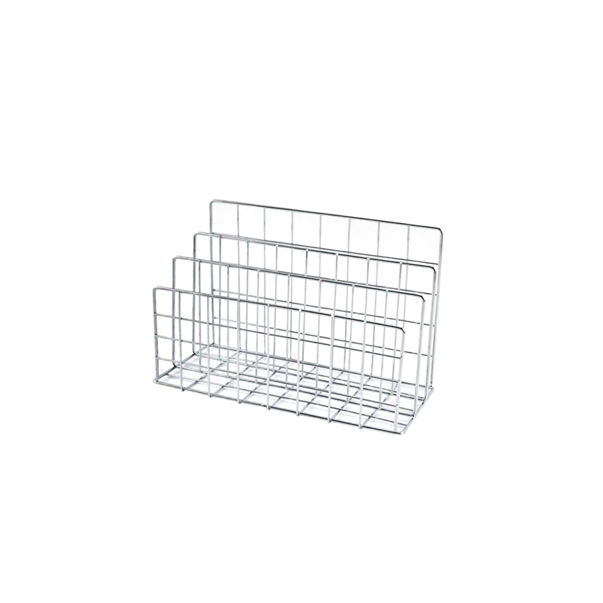 Metal Magazine Rack – Mesh Table Top Organizer