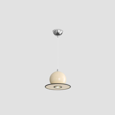 Metal UFO Pendant Light | Retro Aluminum Ceiling Fixture