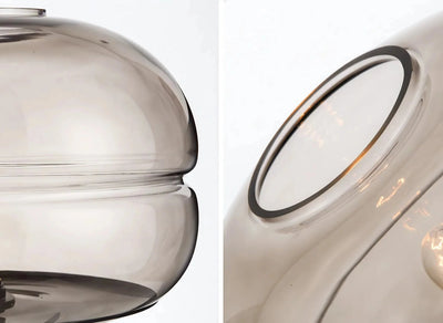 Transparent Glass Lamp – Modern Table Lamp With LED Bulb