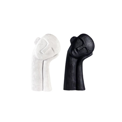 Minimalist Figure Sculpture - Abstract Resin Ornament