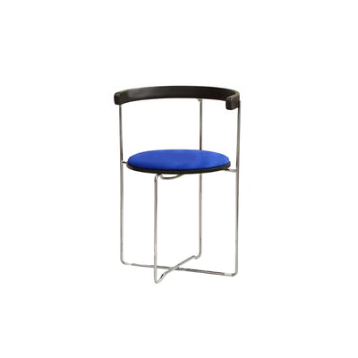 Foldable Chrome Chair - Modern Dining Seat