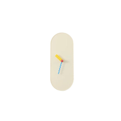 Minimalist Wall Clock | Stylish Oval Quartz Decor 12x30cm