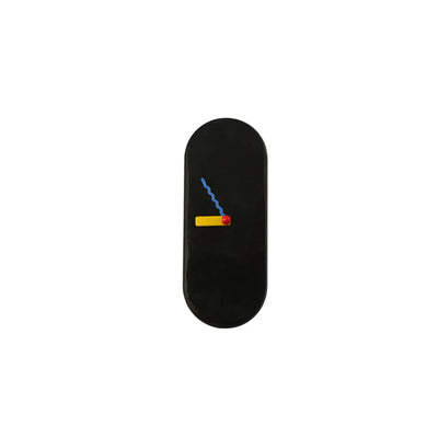 Minimalist Wall Clock | Stylish Oval Quartz Decor 12x30cm