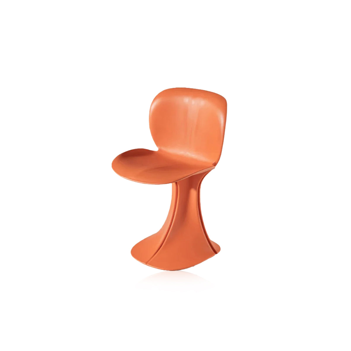 Retro Modern Dining Chair - Minimalist Ergonomic One-Piece Design