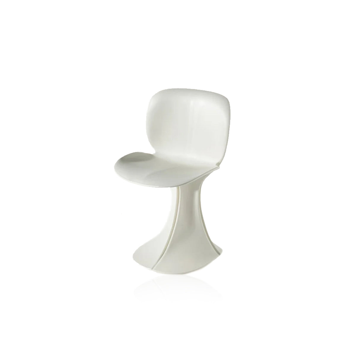 Retro Modern Dining Chair - Minimalist Ergonomic One-Piece Design