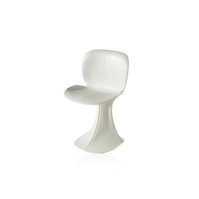 Retro Modern Dining Chair - Minimalist Ergonomic One-Piece Design