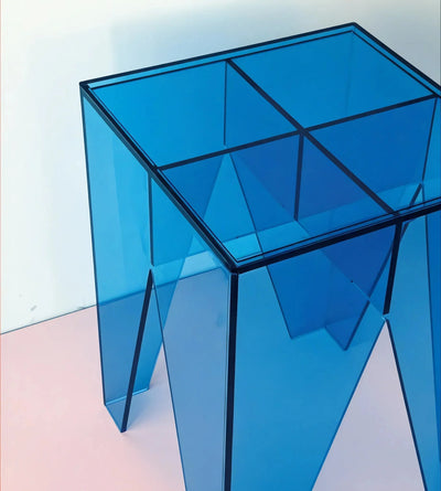 MODERN PRISM | Translucent Acrylic Accent Table
