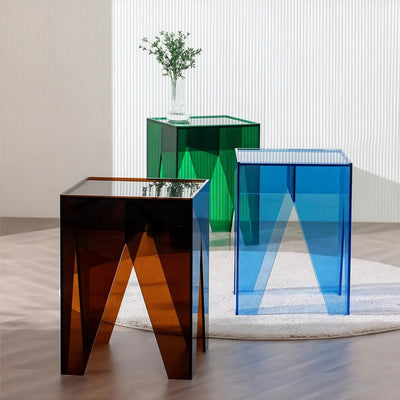 MODERN PRISM | Translucent Acrylic Accent Table