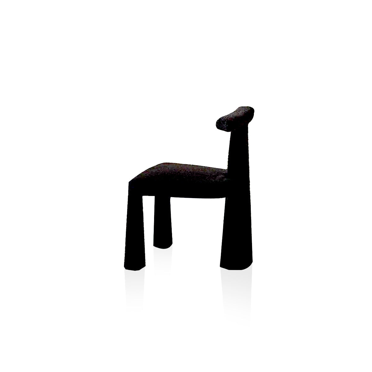 Black Fabric Dining Chair - Modern Kitchen Seating