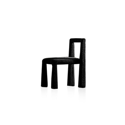 Black Fabric Dining Chair - Modern Kitchen Seating