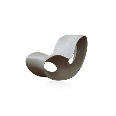 Lazy Lounge Chair - Modern PE Plastic Seat
