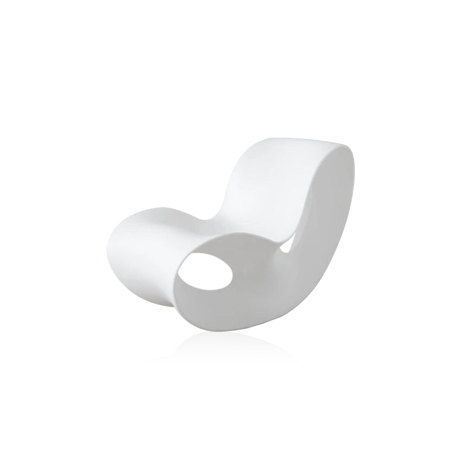 Lazy Lounge Chair - Modern PE Plastic Seat