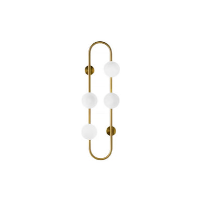 Wall Mount Lamp - Contemporary Metal Glass Sconce Light