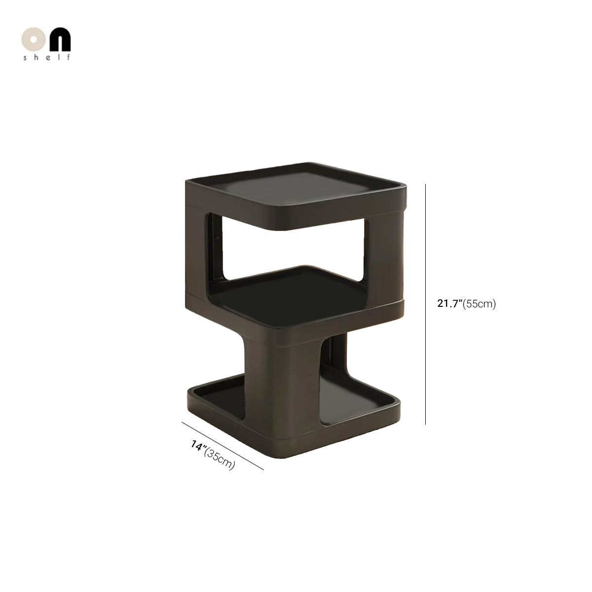ABS Origami Side Table - Modern Lightweight Accent Table