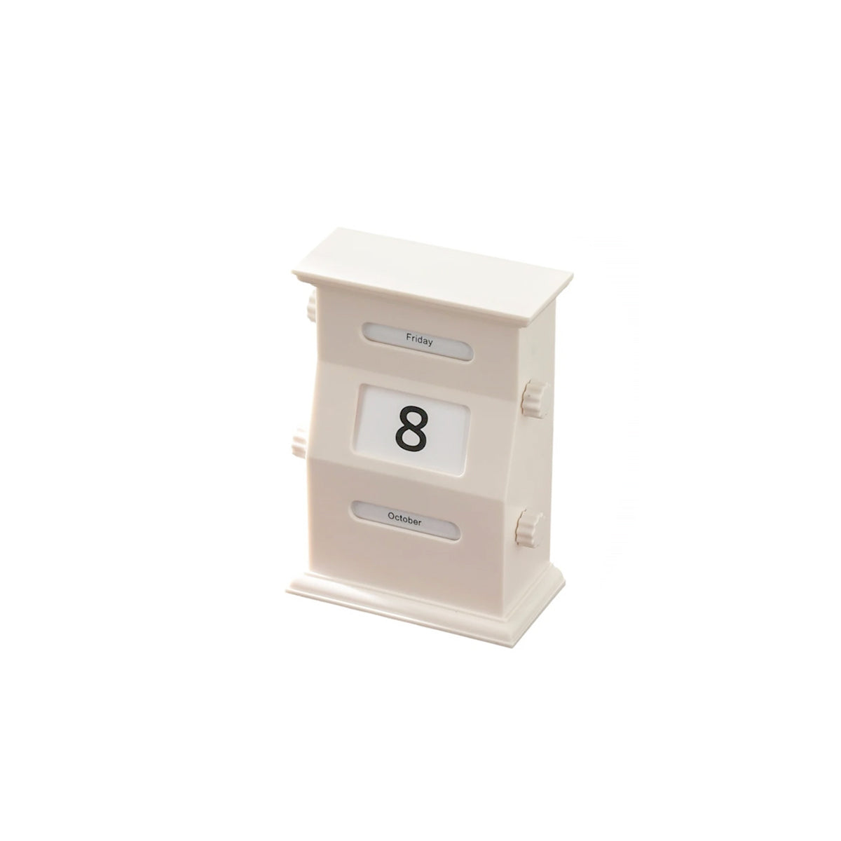 Perpetual Desk Calendar - Retro ABS Design