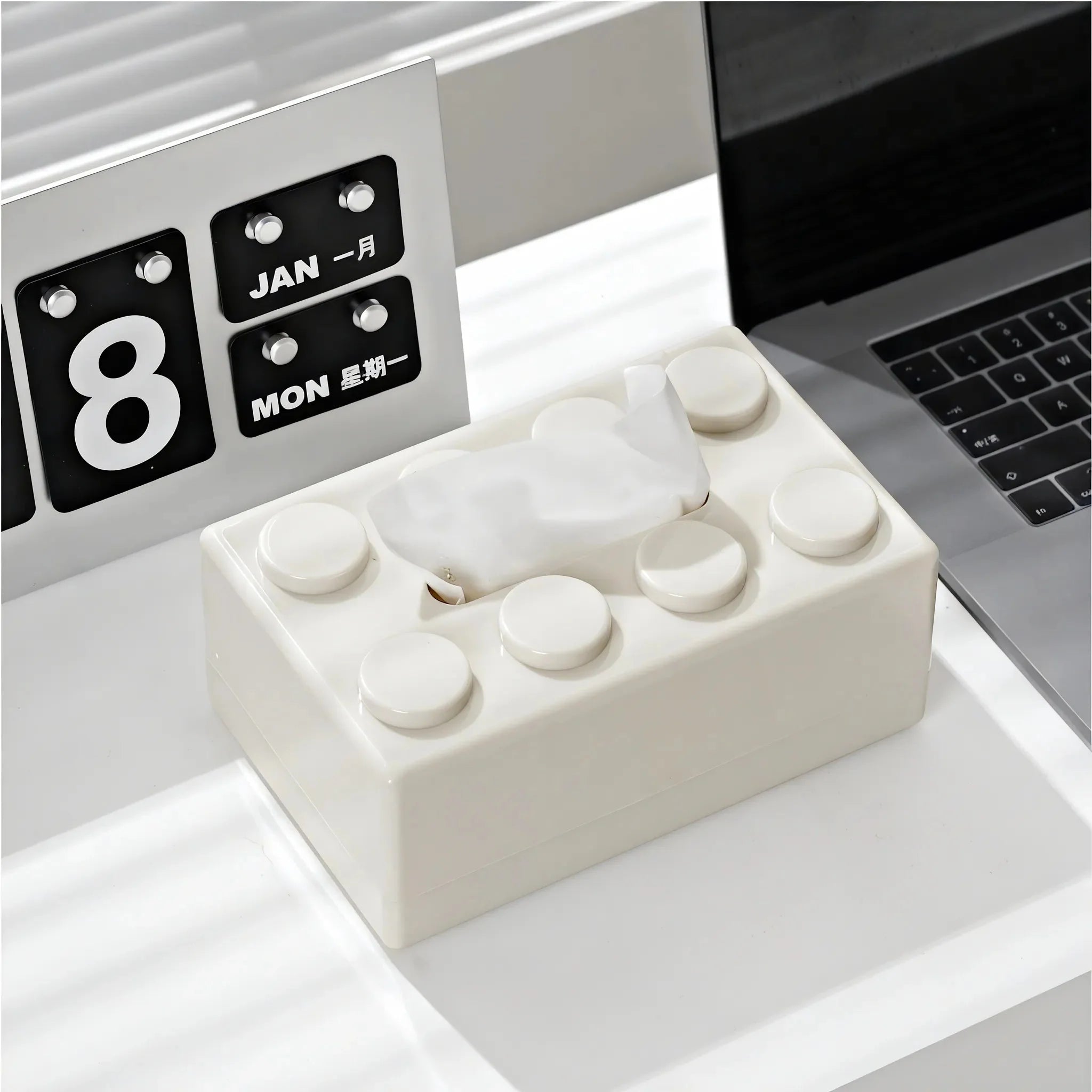 BRICK | Modular Tissue Box & Desktop Organizer