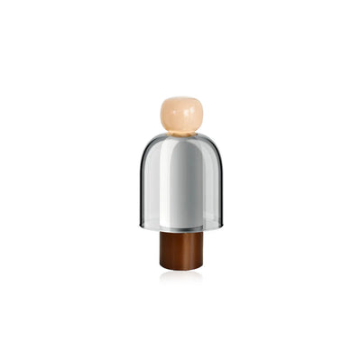 Cordless Glass Table Lamp – Rechargeable Portable Light