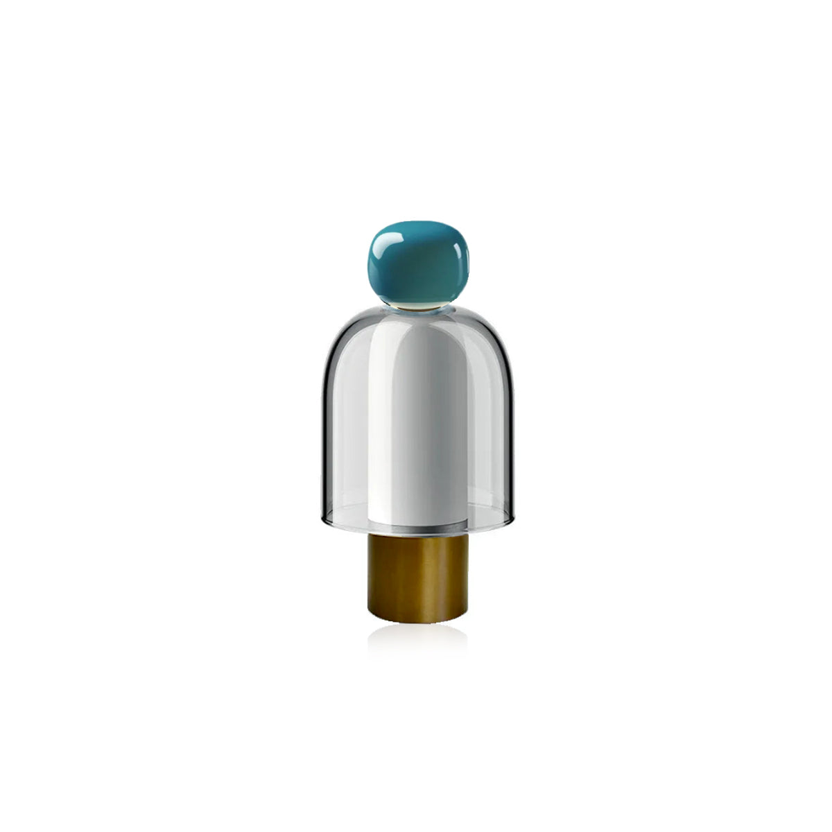Cordless Glass Table Lamp – Rechargeable Portable Light