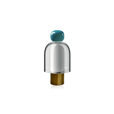Cordless Glass Table Lamp – Rechargeable Portable Light