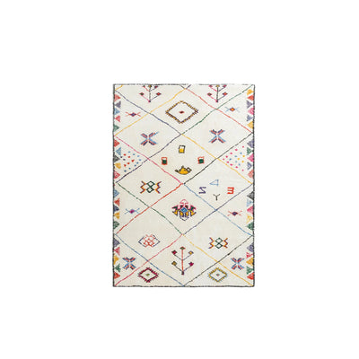 Morocco Style Rug – Abstract Area Rug, Handcrafted Art Carpet