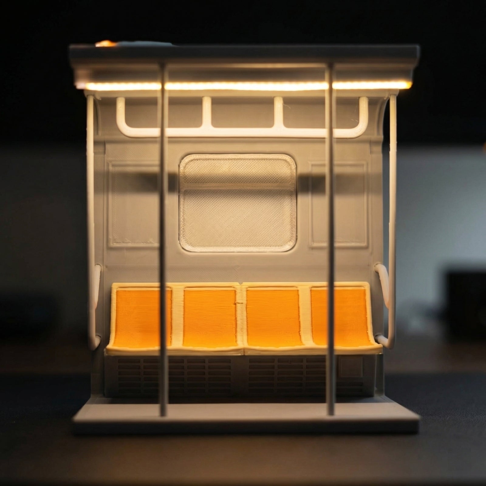 New York Train Night Light Subway Train