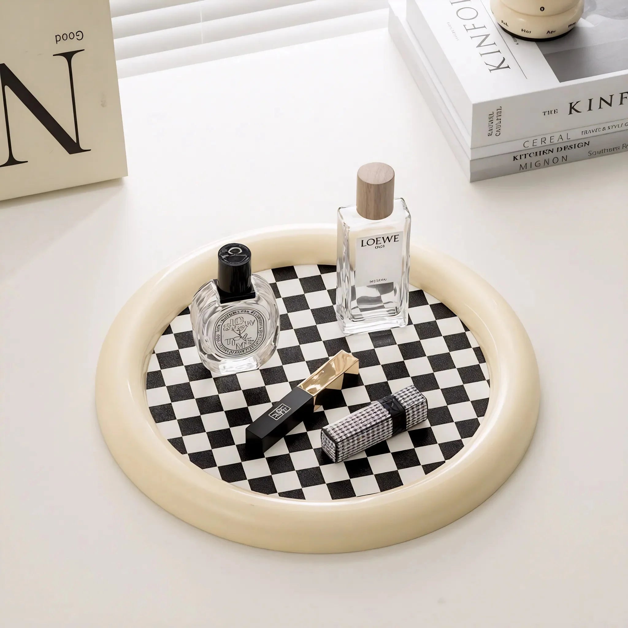 NORDIC | Checkerboard Minimalist Organizer Tray